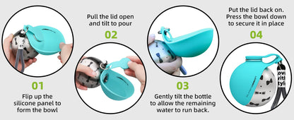 Portable Dog Water Bottle for Small Dogs