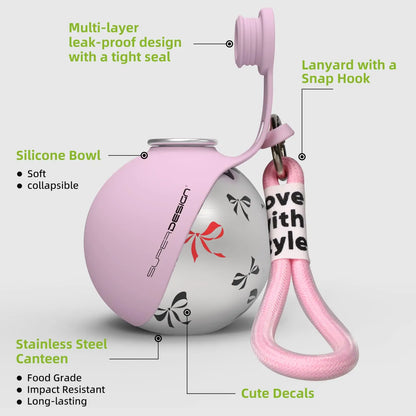 Portable Dog Water Bottle for Small Dogs