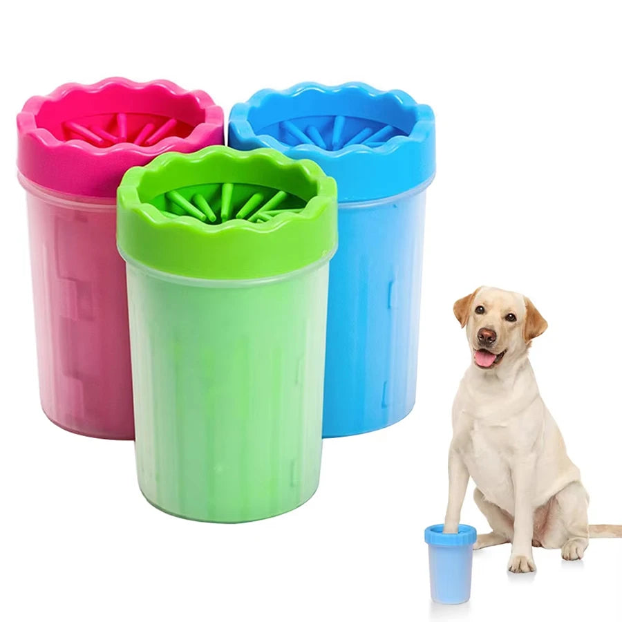 Silicone foot mud cleaning brush