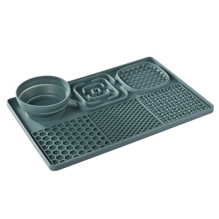 Silicone dog licking pad