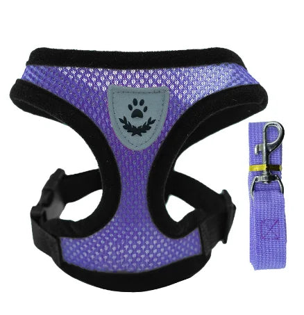 Pet Harness Vest Walking Lead Leash
