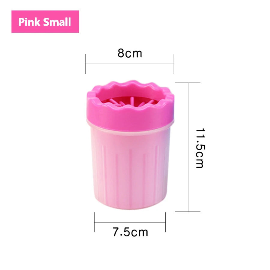 Silicone foot mud cleaning brush