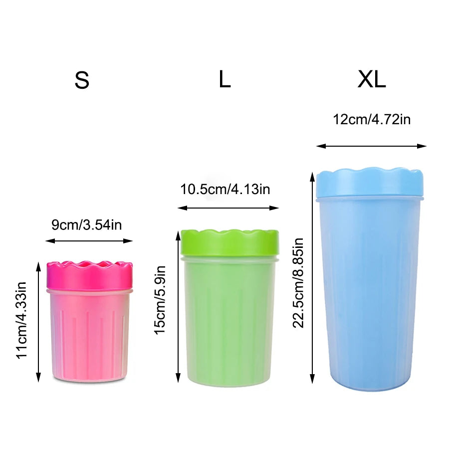 Silicone foot mud cleaning brush