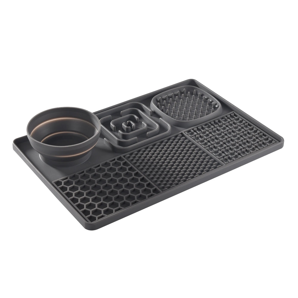 Silicone dog licking pad