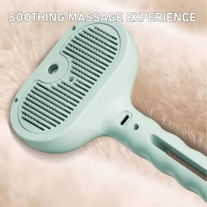 Pet Steam Spray Grooming Brush