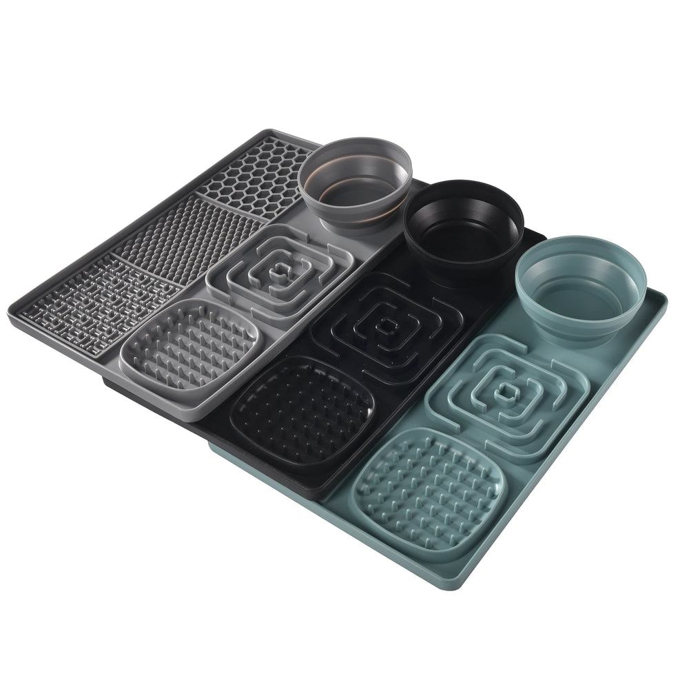 Silicone dog licking pad